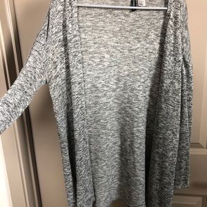H&M gray light cardigan